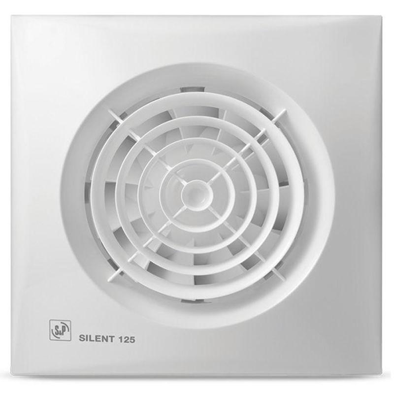 280m³/h Fantech Trade Silent Wall Mounted Exhaust Fan 150mm in White (Standard/Timer/Humidistat