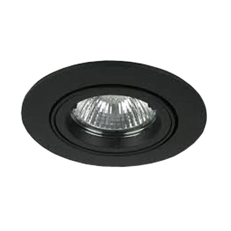 MR16/GU10 Fixed Round Black Downlight Fitting ø82 CLA Lighting PL