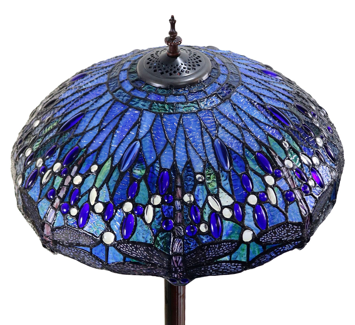 18" Classical Blue Dragonfly Stained Glass Tiffany Floor Lamp Buy Floor Lamps 1568114
