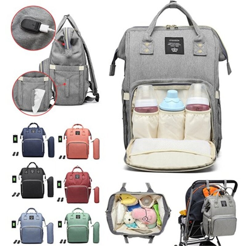 diaper bag tote and backpack