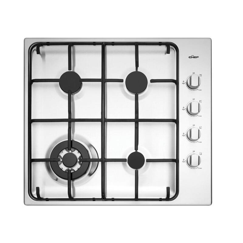 Chef Cooktop (GAS) 600mm Stainless Steel CHG646SB Buy Gas Cooktops