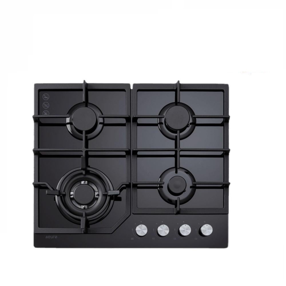 Euro Cooktop (Gas) 600mm Black Glass ECT600GBK Buy Gas Cooktops