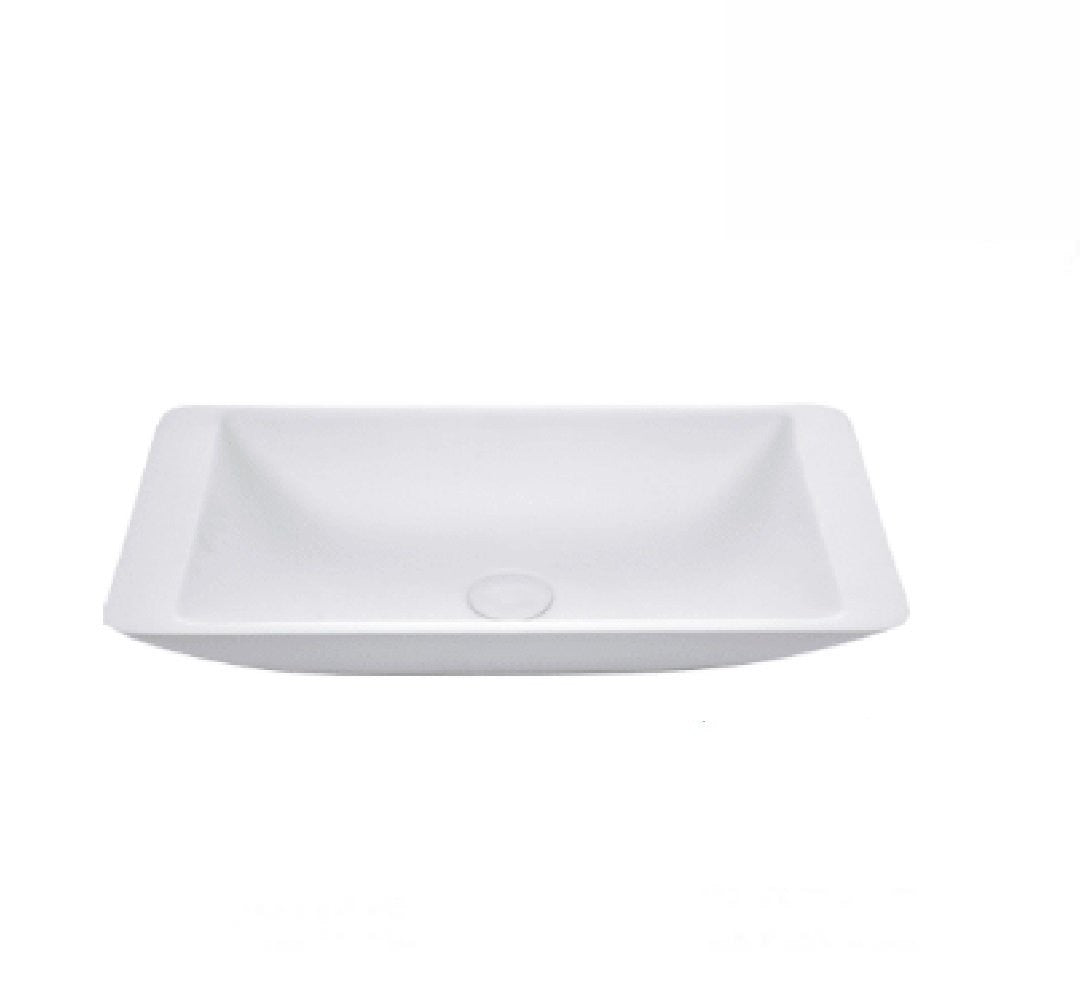 Fienza Above Counter Solid Surface Basin Classique 600 Matte White