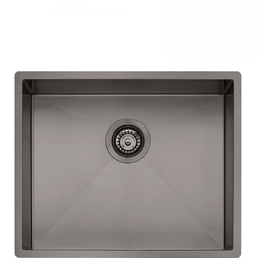 Oliveri Spectra Sink Single Bowl 540 x 445mm Topmount or Undermount Gun Metal SB50GM Buy