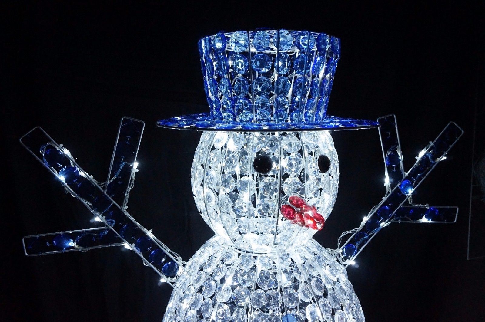 3D Crystal Snowman 50, 80, 120cm LED Display Indoor/Outdoor Buy
