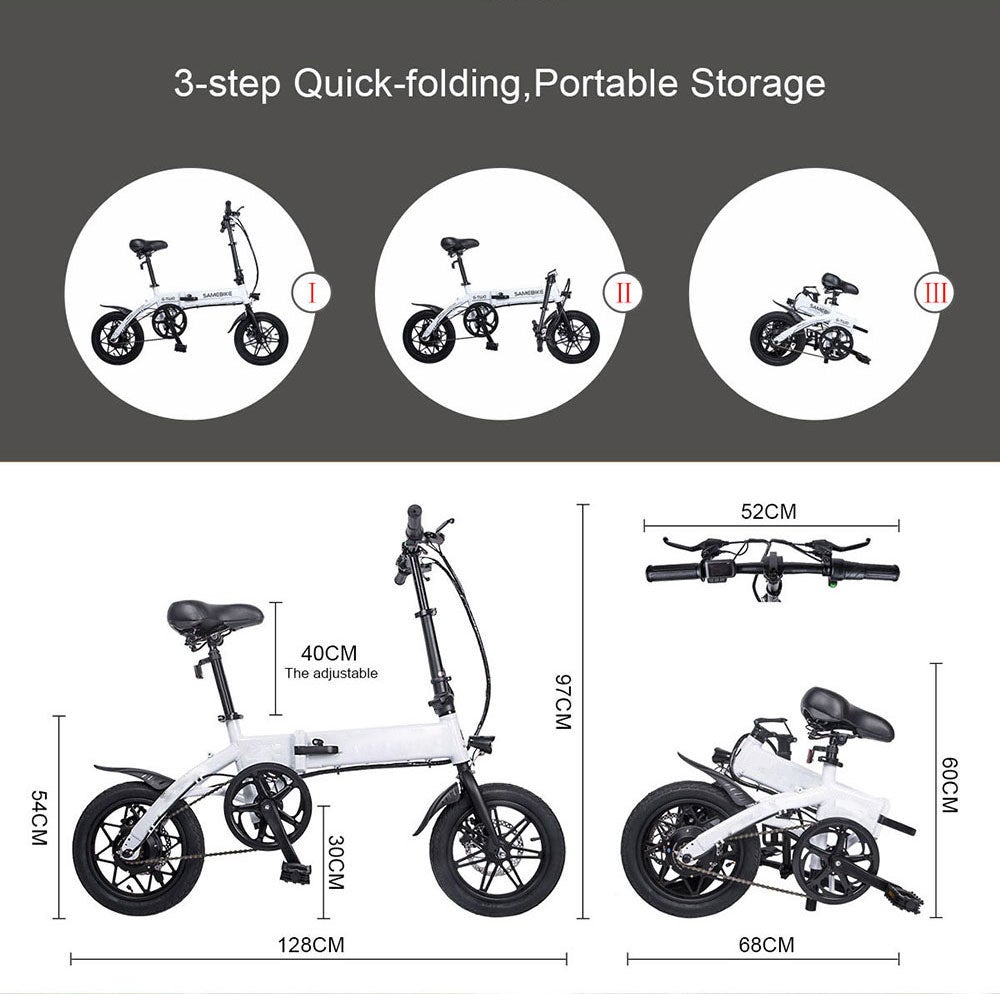 genesis electric bike folding