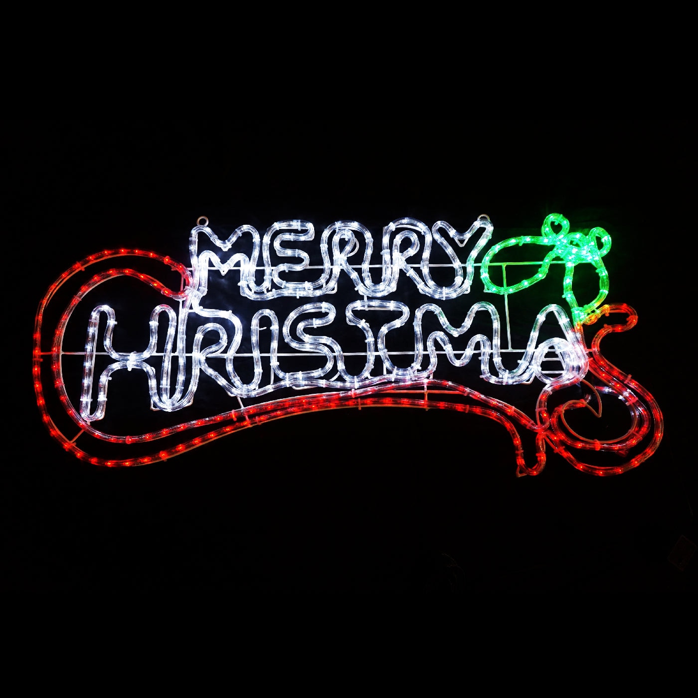 Christmas LED Motif Merry Christmas Sign 100x44cm Indoor Outdoor