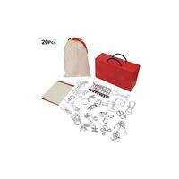 20pcs Metal Wire Puzzles Set IQ Puzzle Mind Brain Teasers Training Educational
