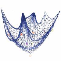 eZAKKA Decorative Fish Netting Fishing Net Decor 79 x 59inch Ocean Pirate