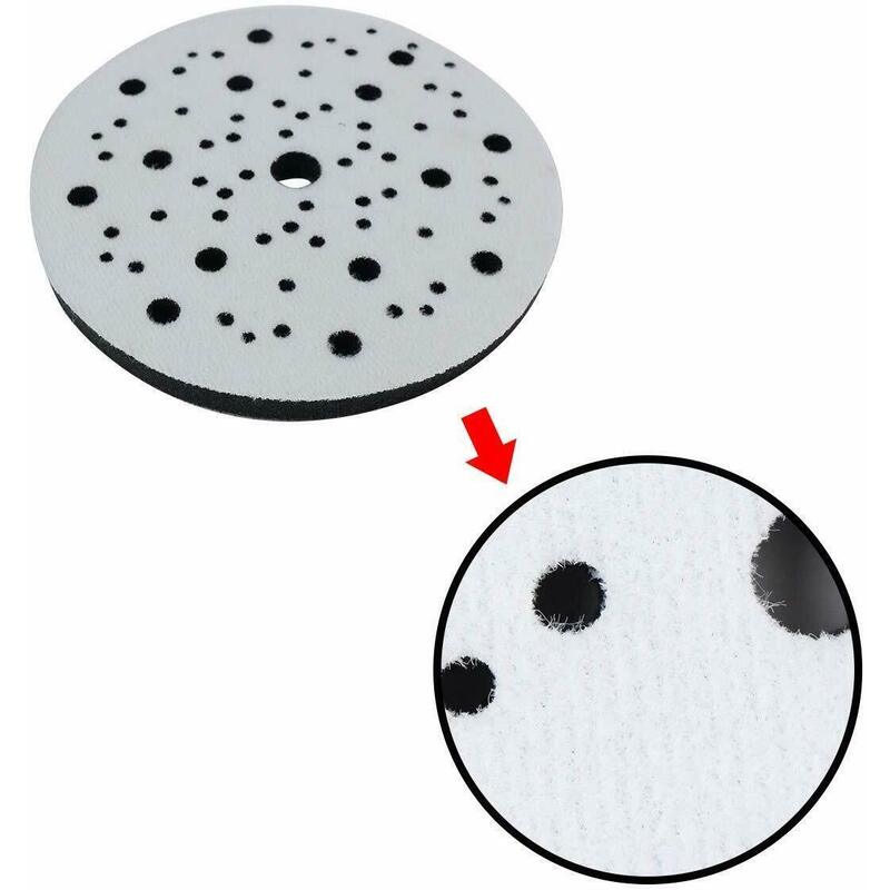 2pc 3 Inch Hook /& Loop Interface Sanding Buffering Pads Set With Soft Foam Discs
