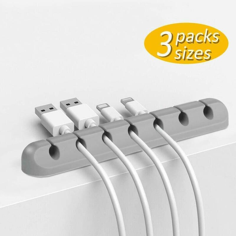 Cable Clips Cord Management Organizer, 3 Packs Adhesive Hooks, Wire Cord Holder Buy Phone