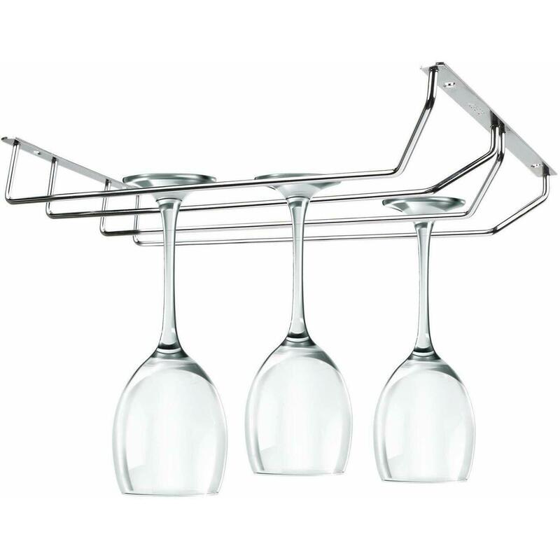 Dazone 14 Inch Wine Glass Rack Under Cabinet Wine Rack Glass