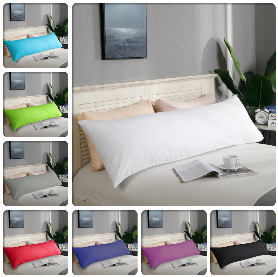 1000tc Ultra Soft Body Pillowcase 48cm X 150cm Long Pillow Case