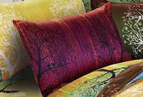 Pair of Purple ROSE Standard Pillowcases New 48cm x 73cm