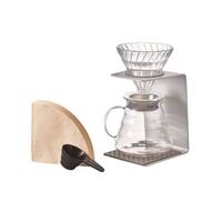 Hario V60 Pour Over Set - Silver