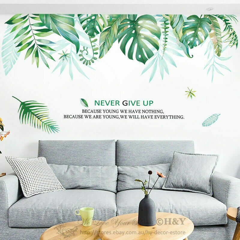 Tropical Leaves Wall Sticker Nursery decal Buy Kid's Wall Stickers