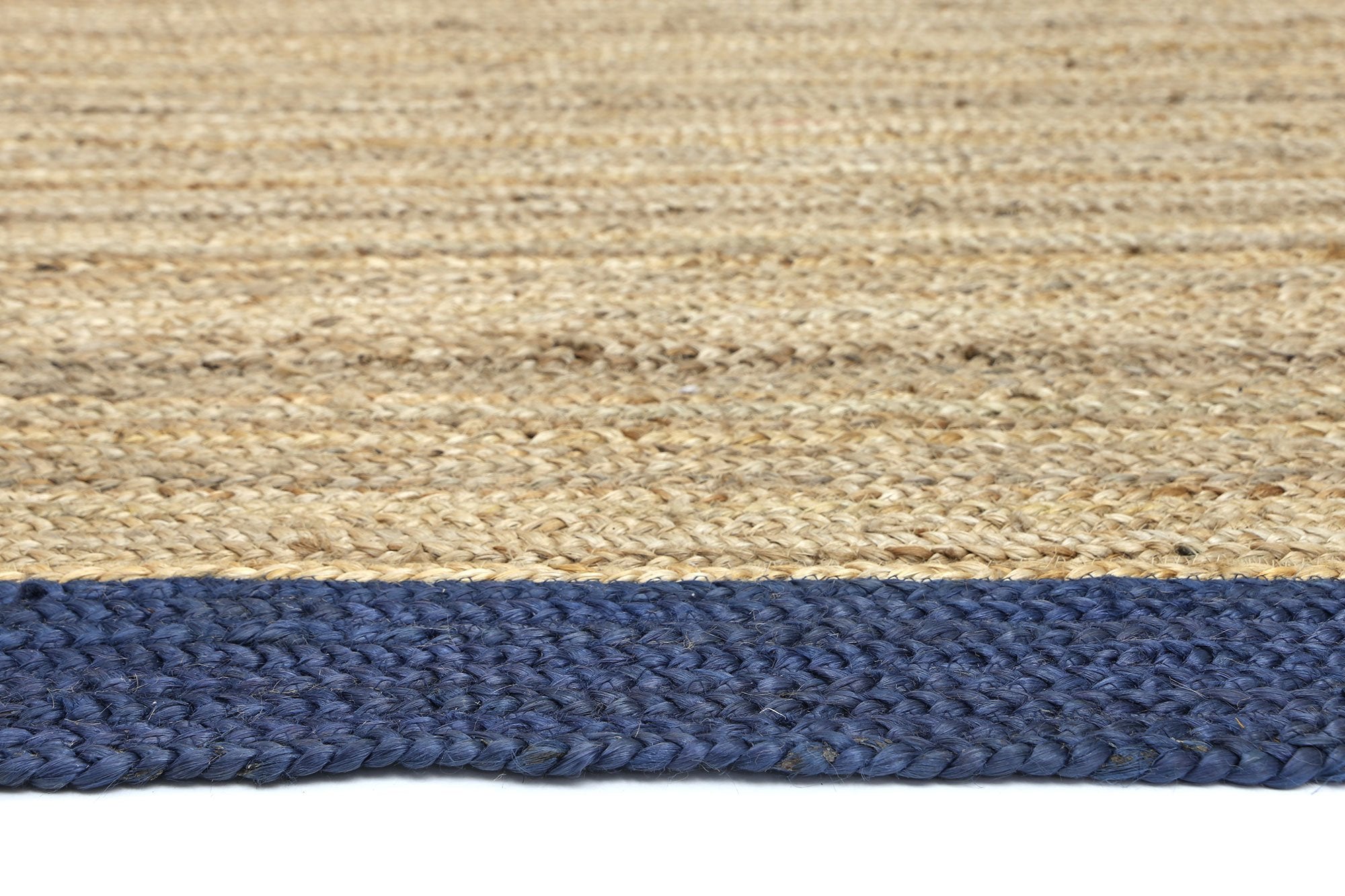 Hampton Navy Border Jute Rug 1557328