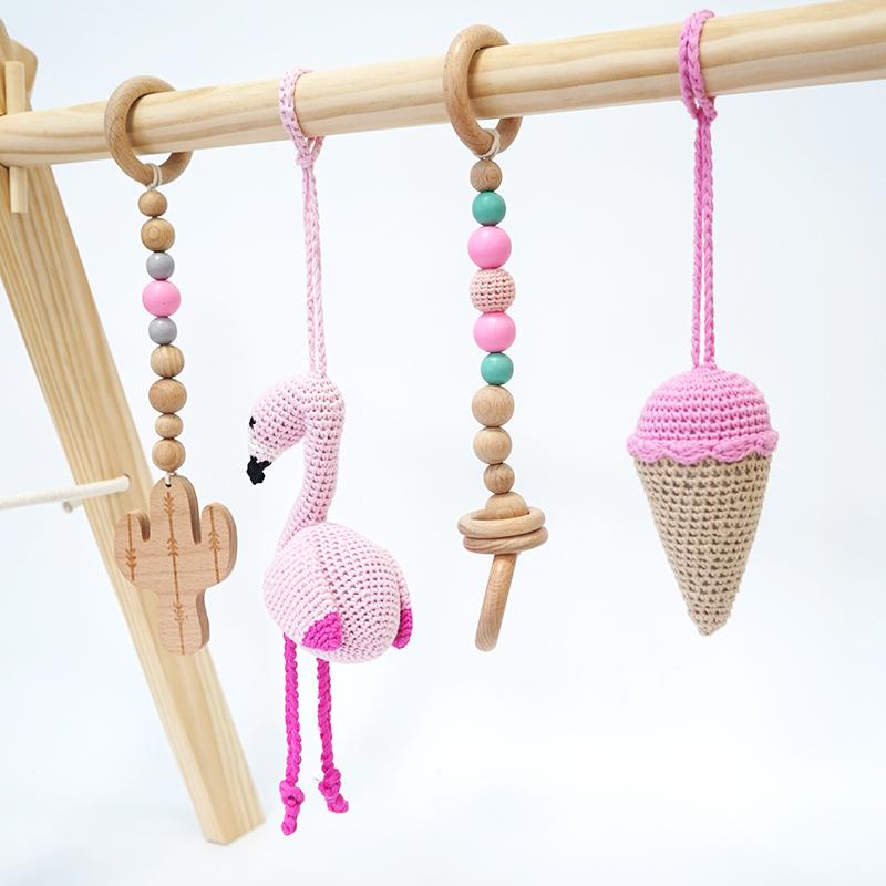 Activity Wood Baby Play Gym Toys With Handmade Hanging ...