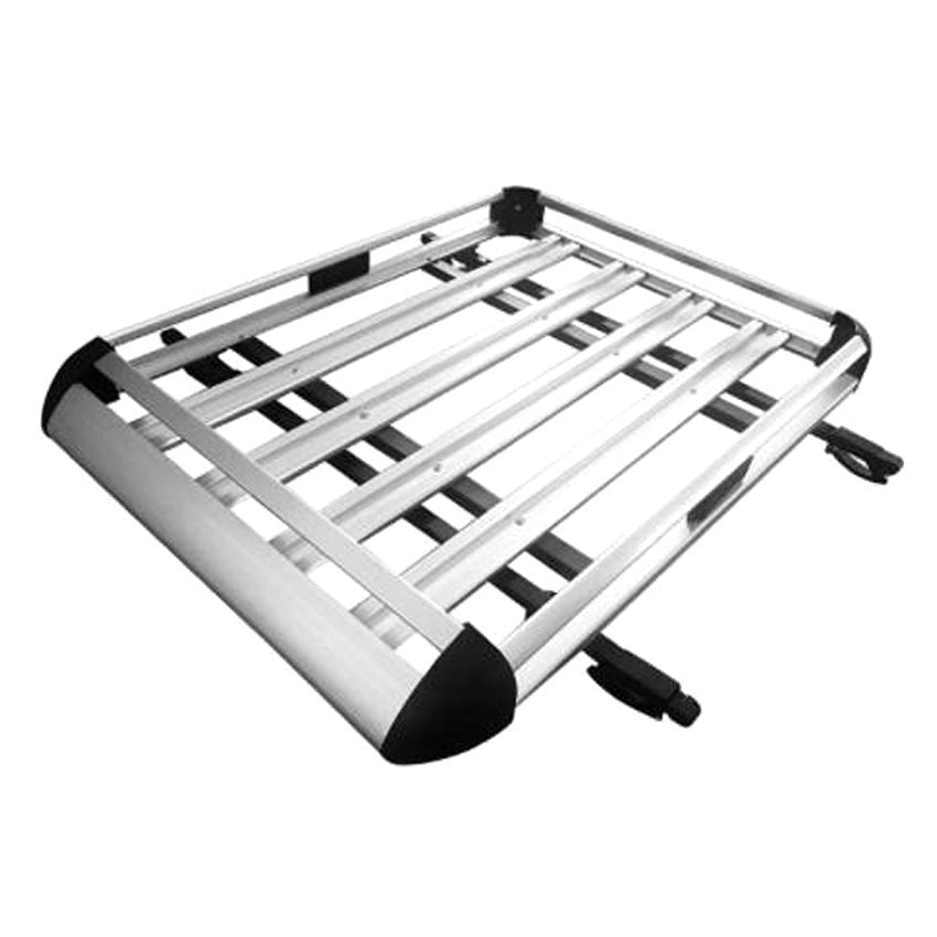 140*100 Silver Double Aluminium Alloy SUV 4x4 Roof Rack Basket Cargo