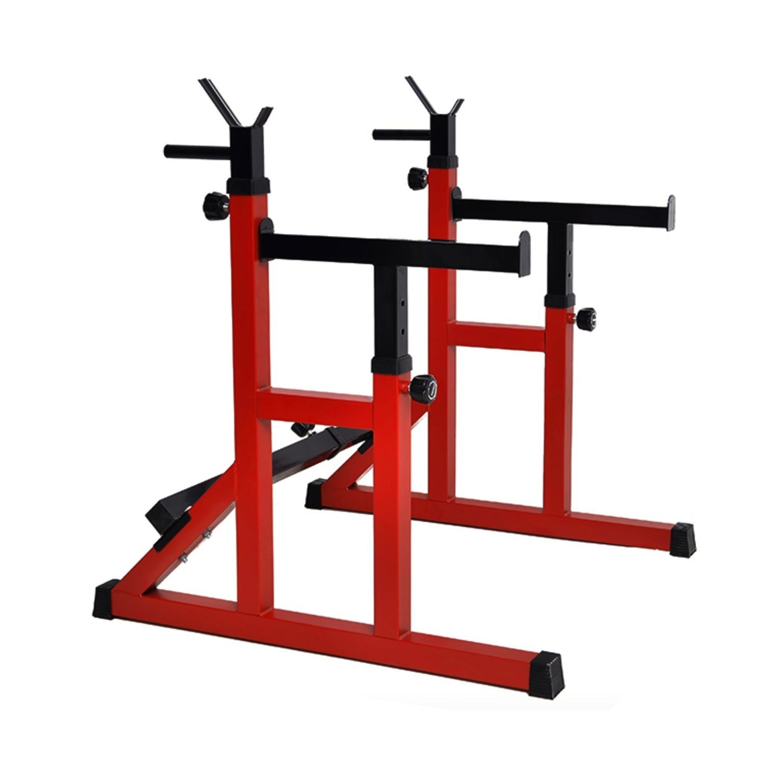 Adjustable Squat Rack Barbell Rack Bench Press Weight Lifting Home Gym