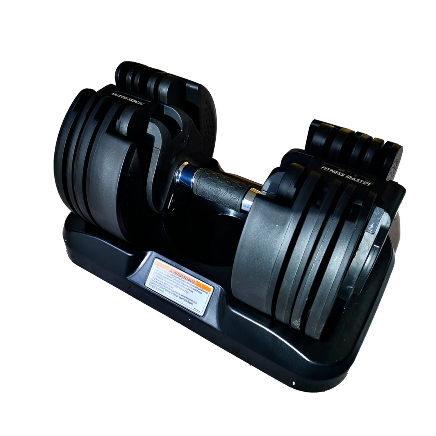 Fitness Master 2x20kg Adjustable Dumbbells Home Gym Exercise Equipment