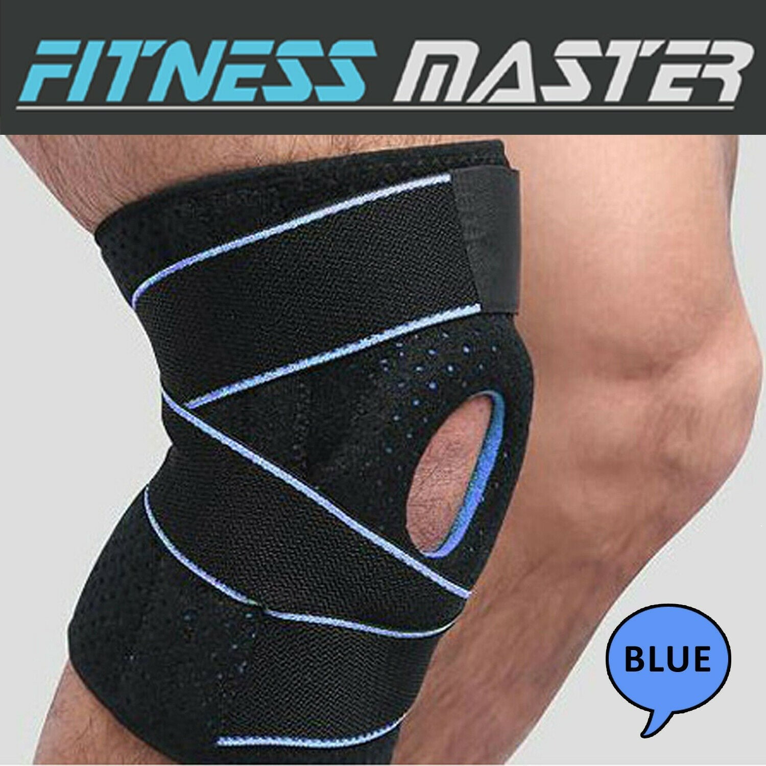 Gel Silicone Knee Support Brace Compression Strap Arthritis Pad Pain