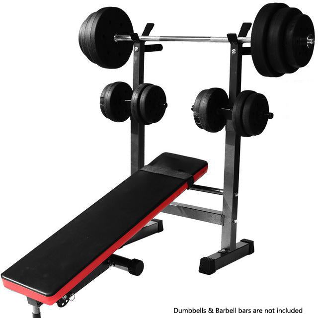 Multi-Station Foldable Bench Press Incline Home GYM Fitness Olyimpic ...