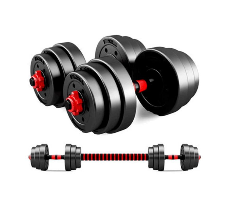 20kg Adjustable Dumbbell Set Barbell Home GYM Exercise