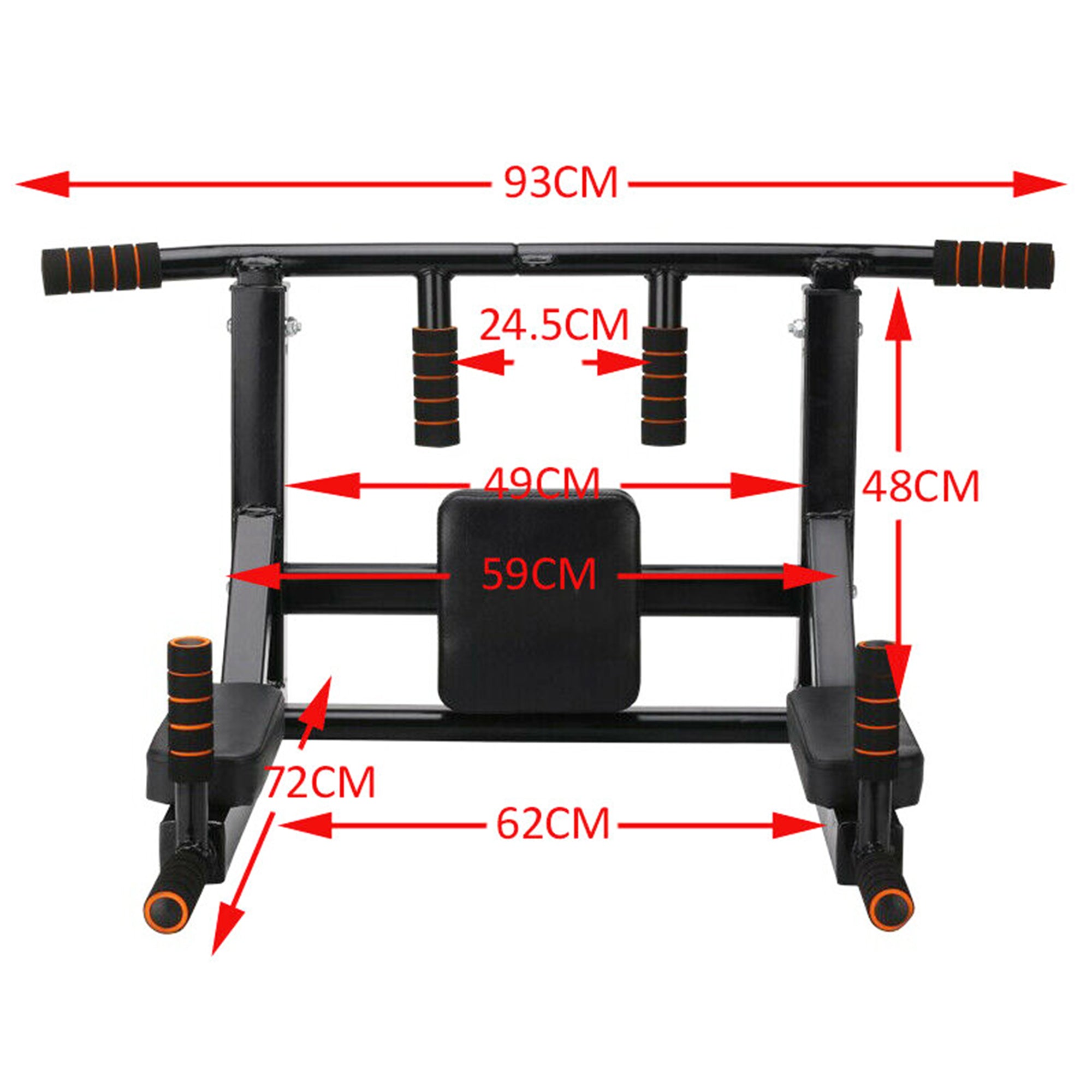 Multi Wall Mounted Adjustable Knee Raise Pull Up Chin Up Bar Dips Station Buy Pull Up Bars