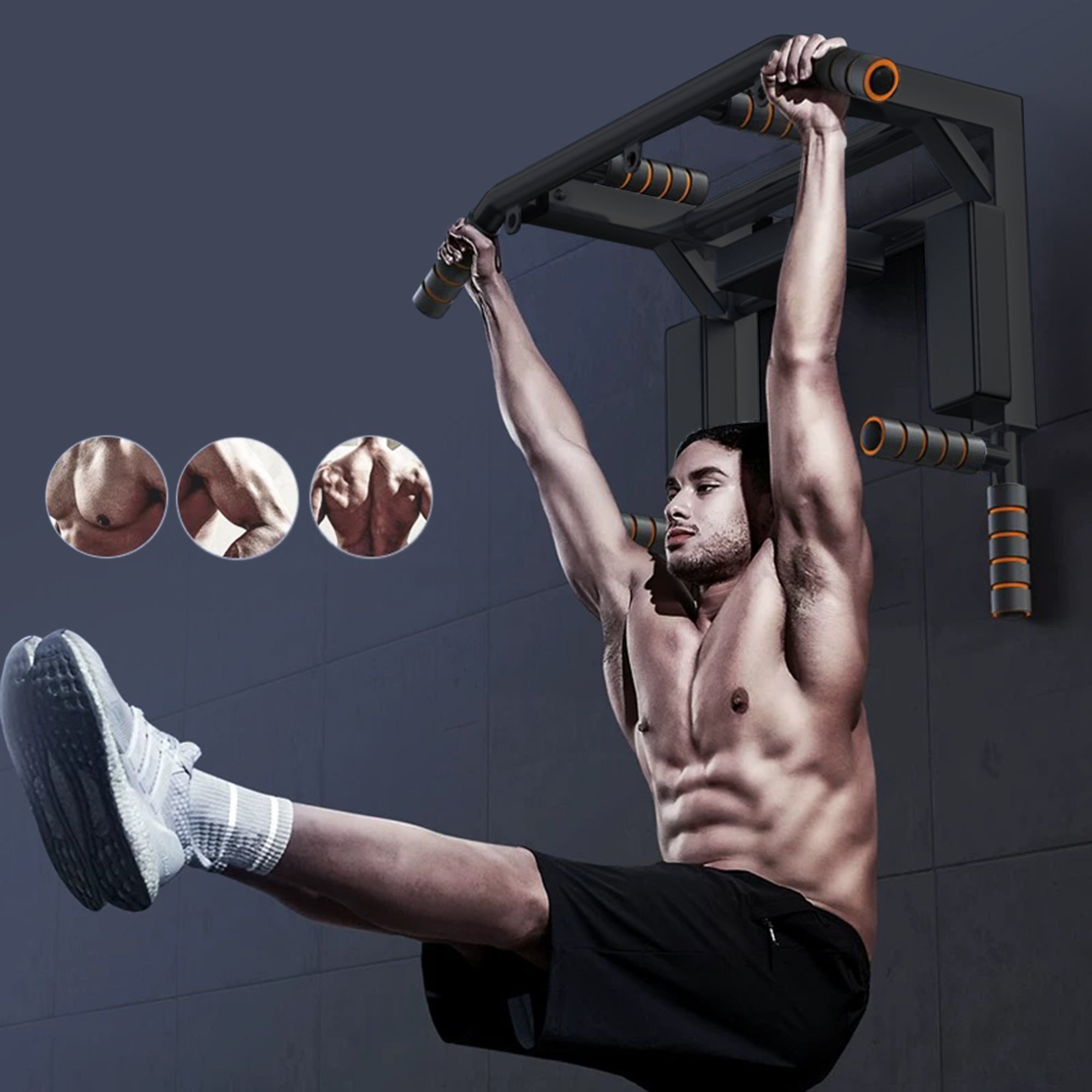 Multi Wall Mounted Adjustable Knee Raise Pull Up Chin Up Bar Dips Station Buy Pull Up Bars
