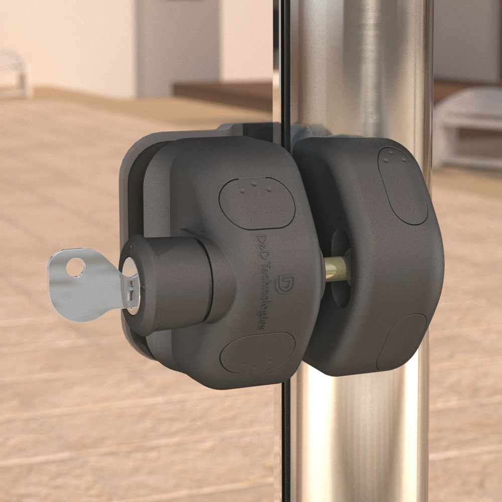 D&D MagnaLatch MLSPS2LGHK Side Pull Glass Gate Lock Pool