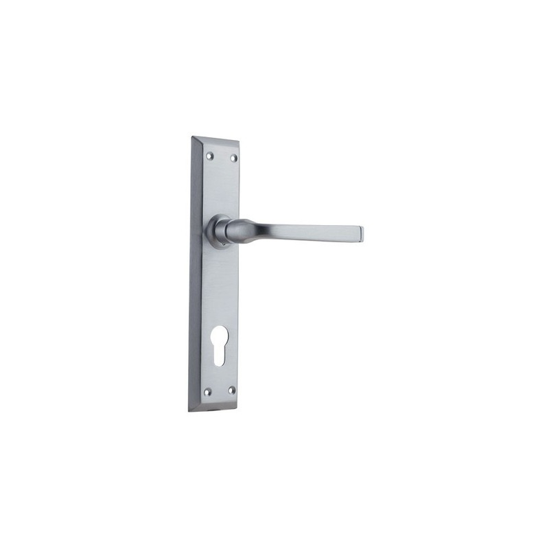 Tradco 0687e85 Door Handle Menton Lever 85mm Euro Satin Chrome 225x50mm Buy Door Handles Knobs 9343857085990