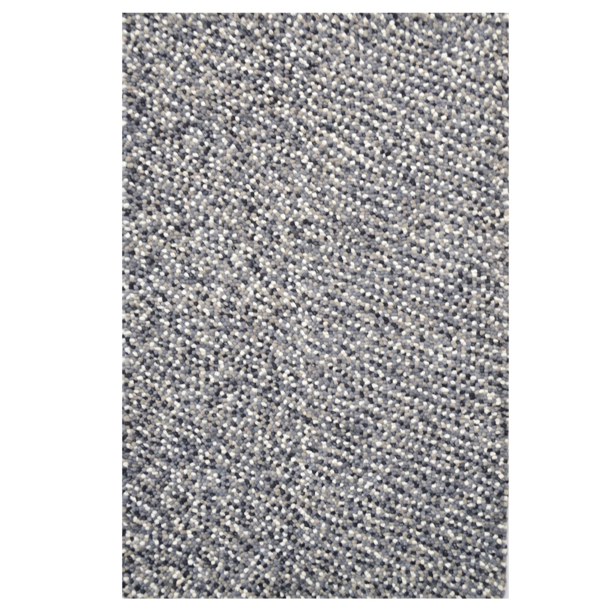 Handwoven Felted Wool Rug Jelly Bean Grey 80x150 Buy Wool Rugs