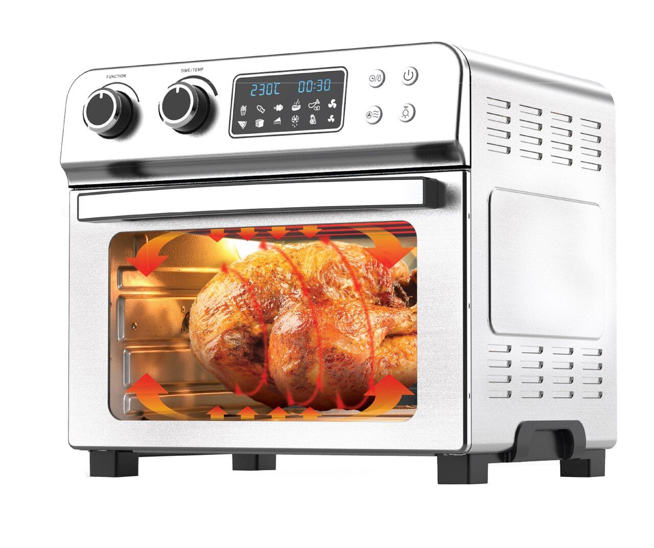Mighty Chef Air Fryer Mighty Chef Jumbo Air fryer Oven 23L All 8 Accessories Included 1700W