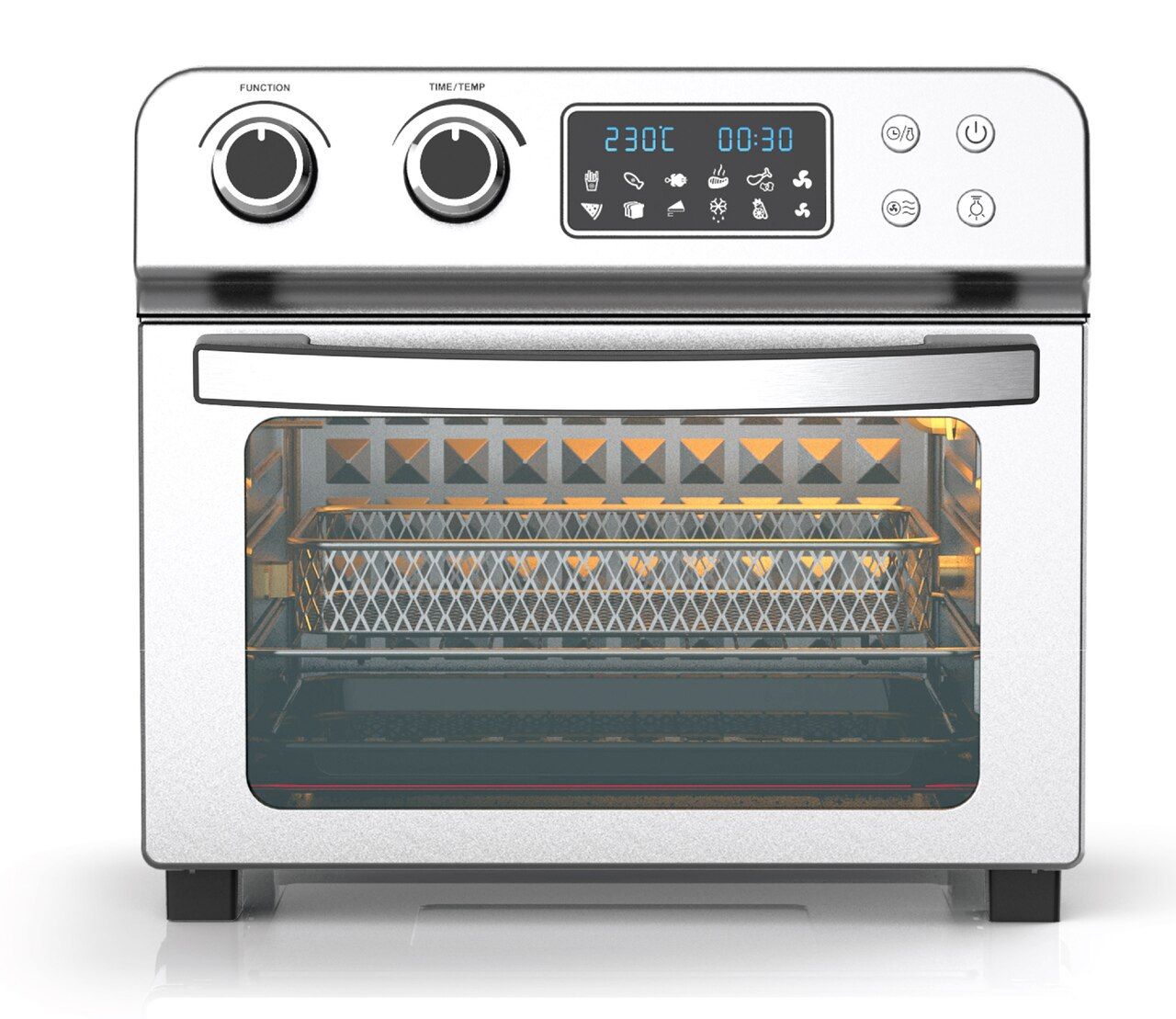 Mighty Chef Air Fryer Mighty Chef Jumbo Air fryer Oven 23L All 8 Accessories Included 1700W