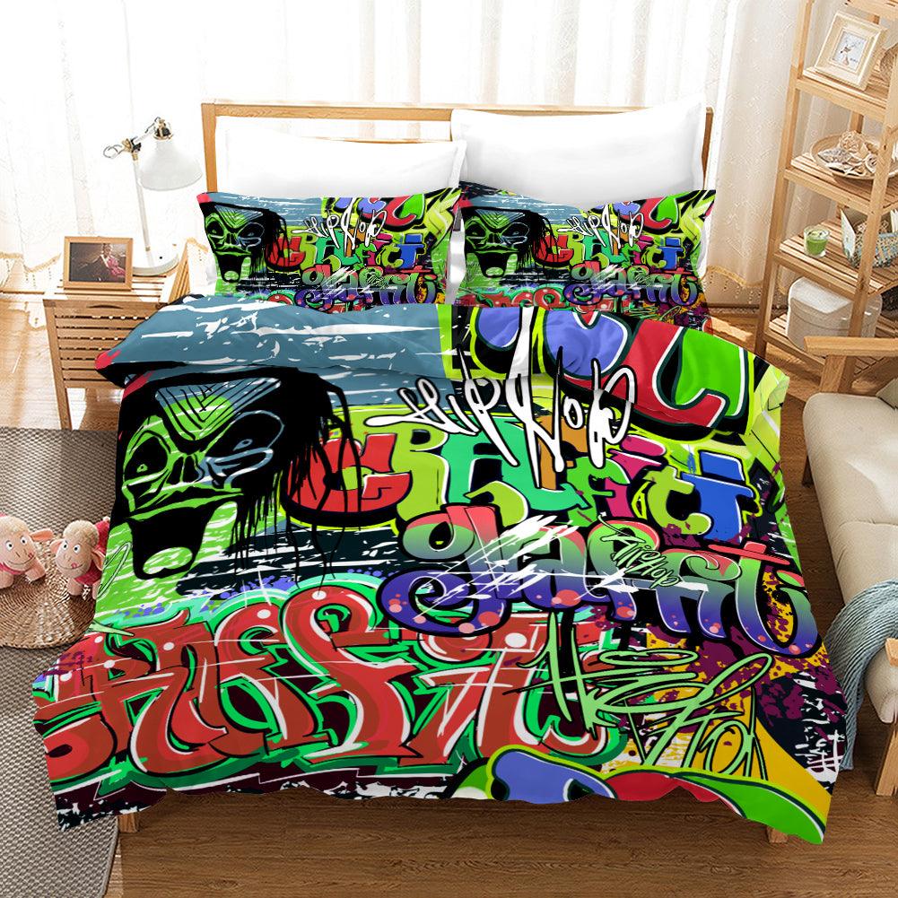 graffiti bedding