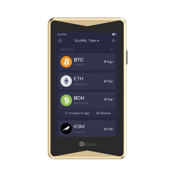 ellipal crypto wallet vs keepkey