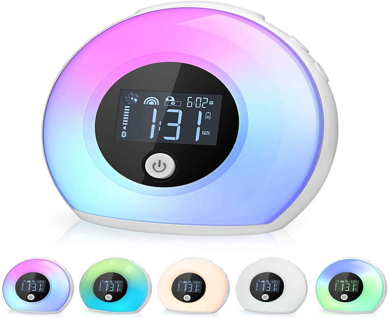 Wake Up Light Alarm Clock, Smart Kids Night Lights Digital ...