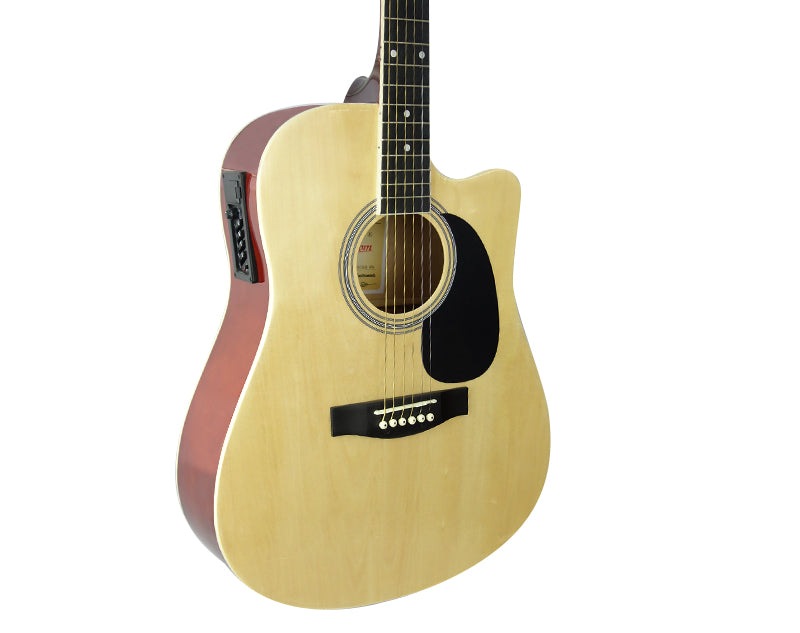 Freedom 41" Semi Acoustic Guitar BuiltIn Pickup Steel String FAG645