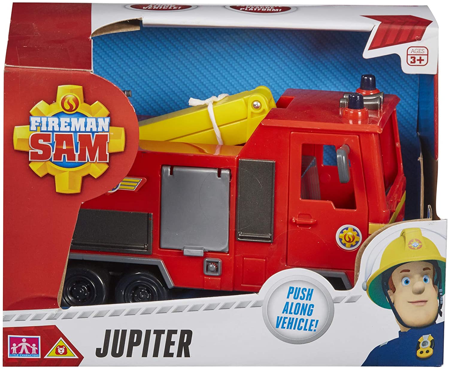 Fireman Sam Jupiter - Push Along Vehicle | Buy Toy Cars - 5029736036003