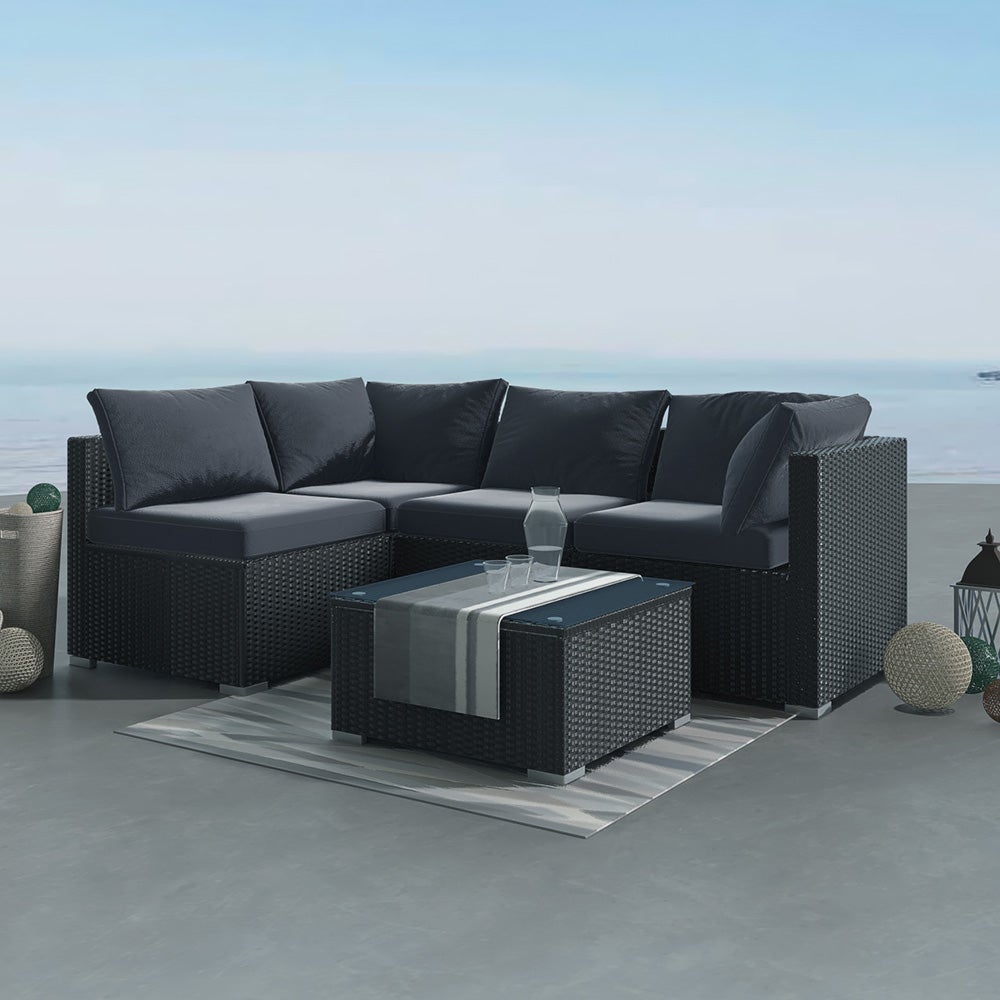 Dreamo Outdoor Modular Lounge Sofa Bondi Black 1602329 00 ?v=637368936225741373