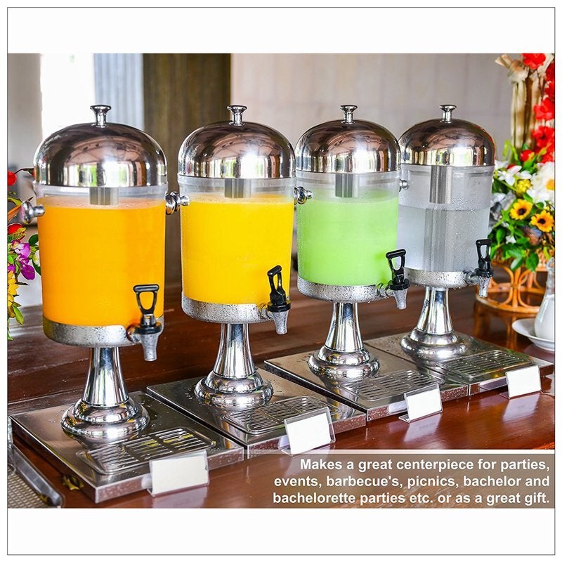 Commercial 8L Restaurant Buffet Stainless Steel Drink Juice Dispenser