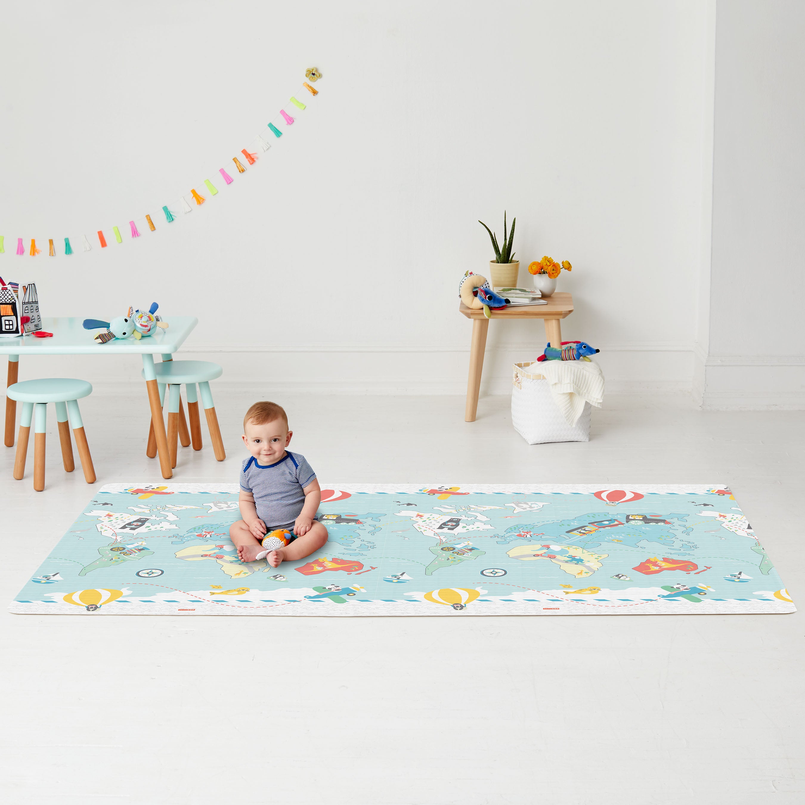 Skip Hop Doubleplay Reversible Playmat Little Travellers Buy Baby Gyms & Play Mats 1779172