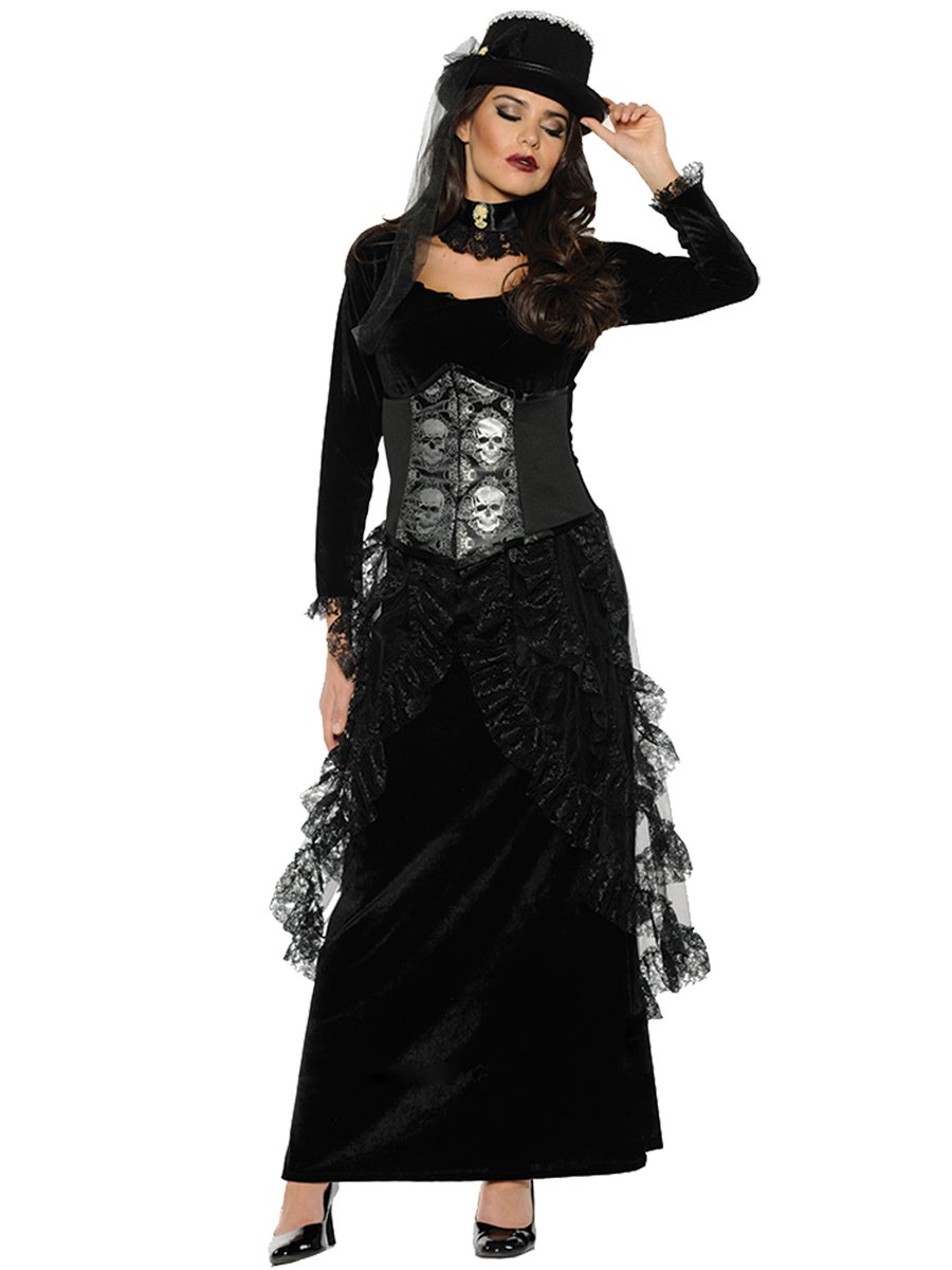 Hobbypos Dark Mistress Gothic Victorian Day of The Dead Skulls ...