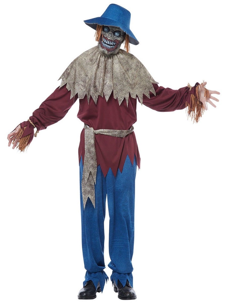 Hobbypos Scarecrow Horror Creepy Monster Evil Wicked Halloween Adult ...