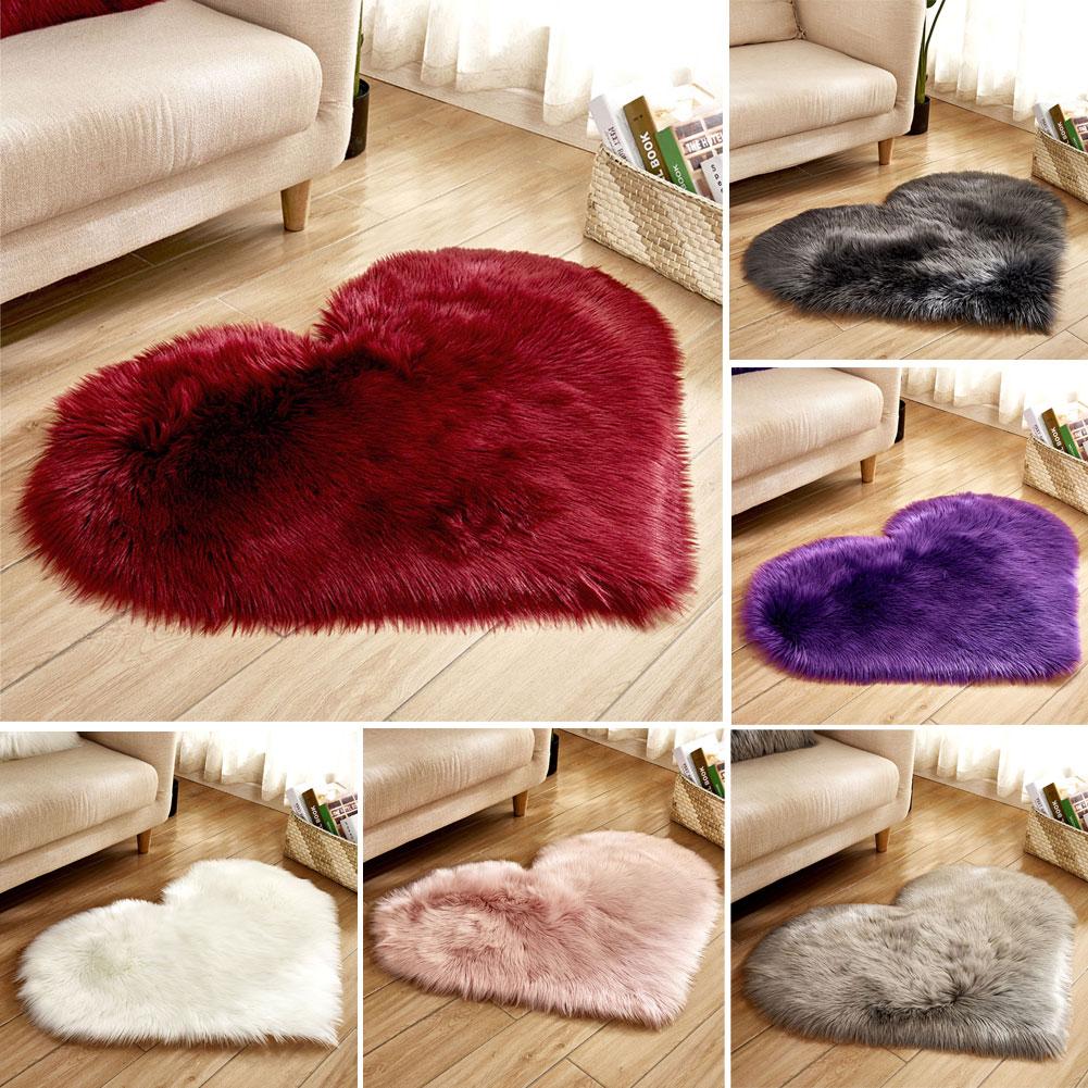 Heart Shaped Fluffy Rug | Buy Hall Runner Rugs - 1972790
