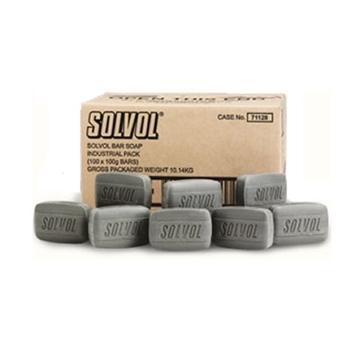 Solvol Grit Soap Bars 71128 Bulk Bar Last Stock! Carton (100 Bars