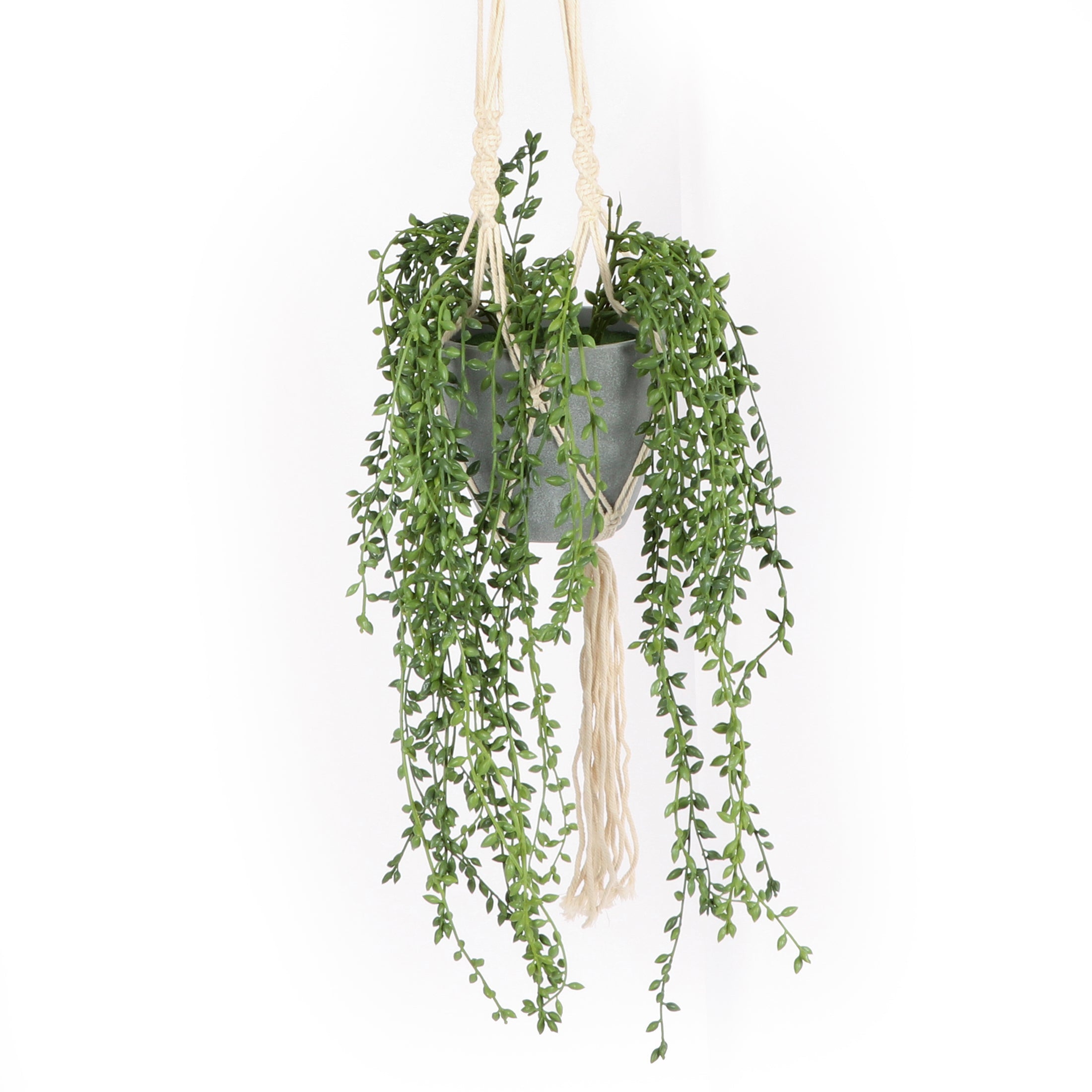 106Cm Tall Potted Artificial Hanging Pearl Décor Fake