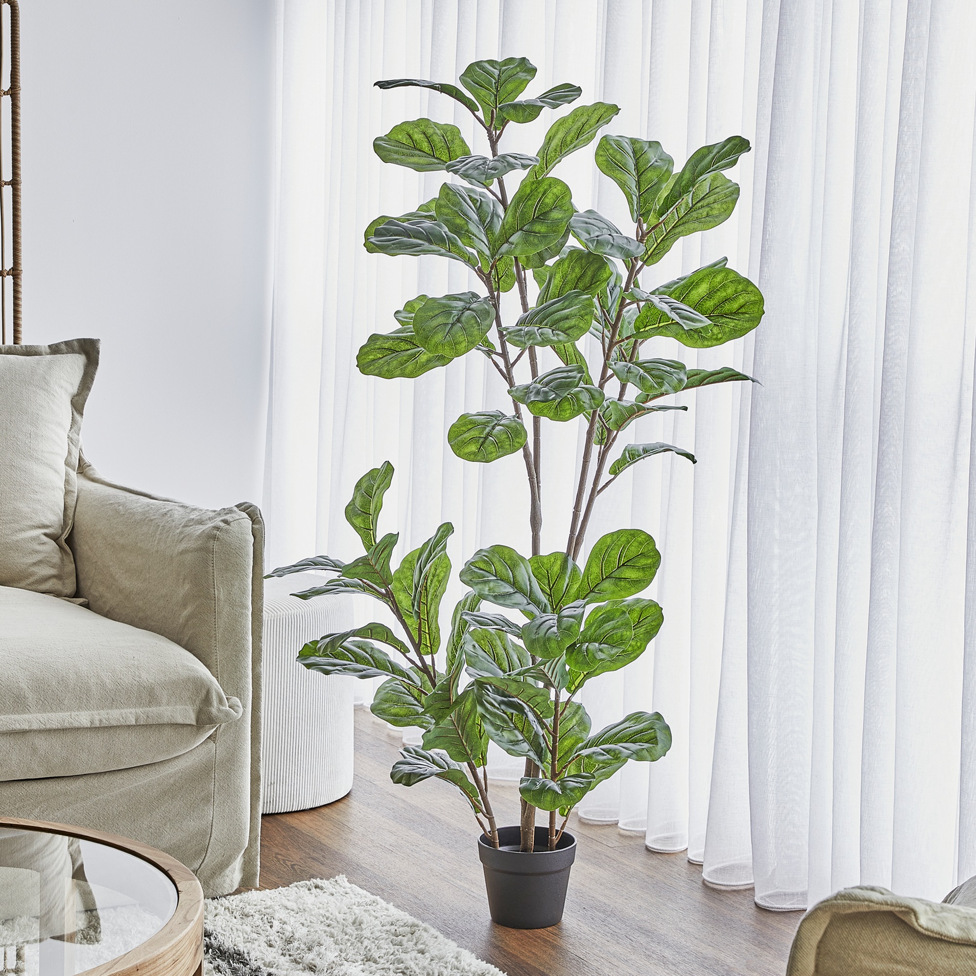 Botanica 150cm Artificial Fiddle Leaf Tree Plant 9324298132931