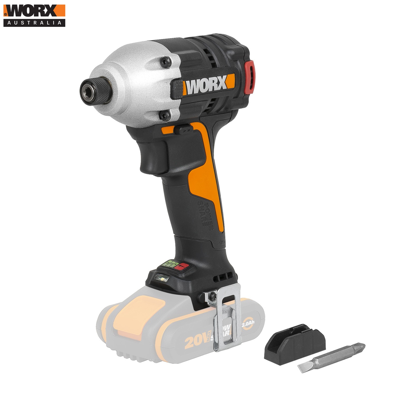 WORX 20V Brushless Impact Drill, 230Nm, Variable Speed (Tool Only
